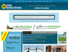 Tablet Screenshot of africabusinessdirectory.info